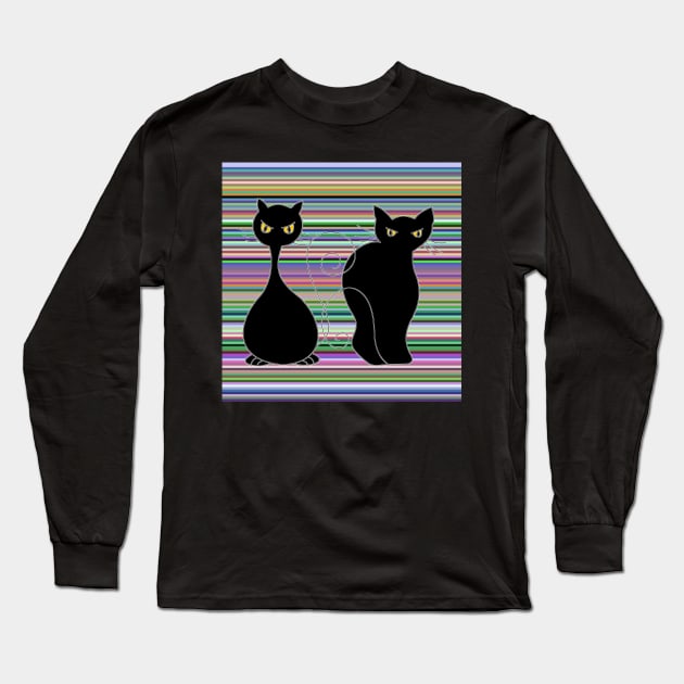 cats Long Sleeve T-Shirt by artklejnot